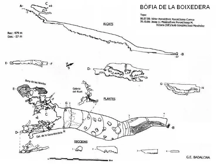 Bòfia de Sant Jaume - Topografia, Navès, Solsonès