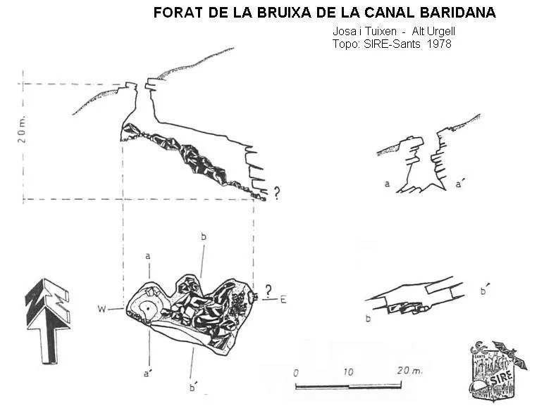 Forat de la Bruixa de la Canal Baridana