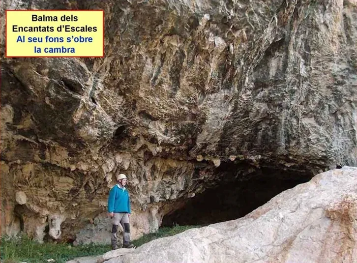 Foto Balma dels Encantats d'escales