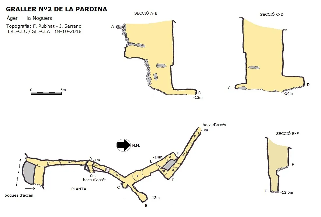 Graller Nº2 de la Pardina - Topography, Àger, Noguera