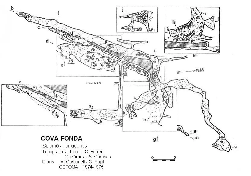 Cova Fonda - Topography, Salomó, Tarragonès