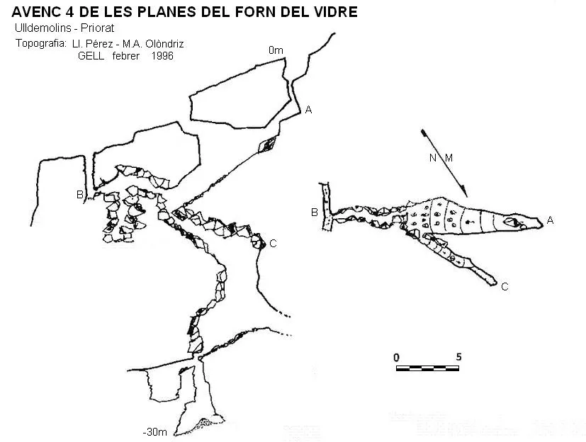 Avenc 4 de les Planes del Forn del Vidre