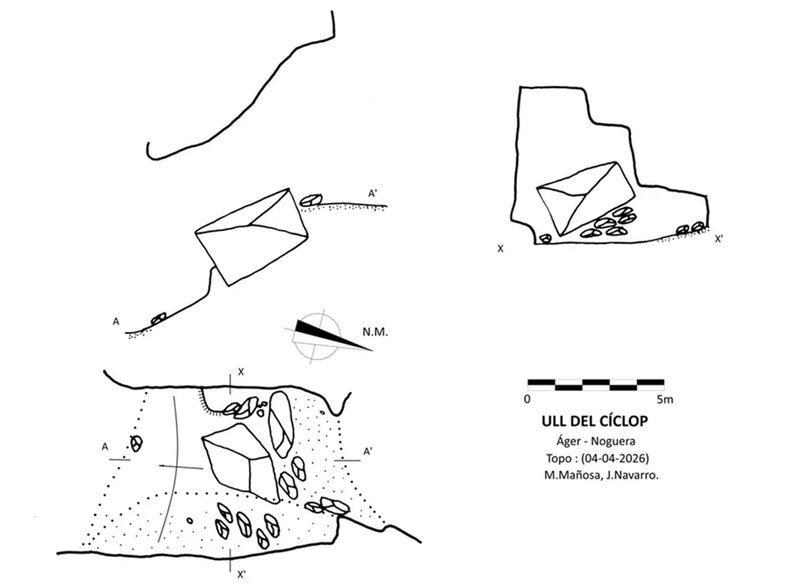l'Ull del Cíclop - Topography, Àger, Noguera