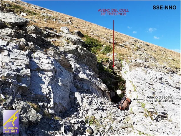 Foto Avenc del Coll de Tres Pics
