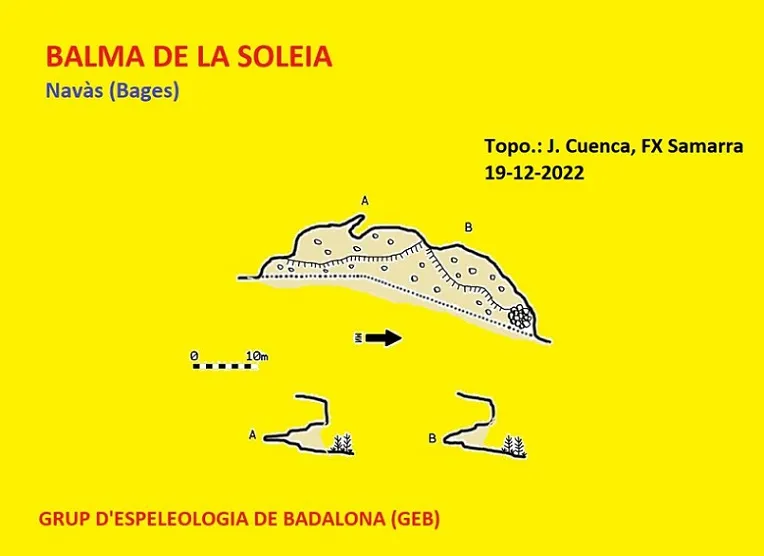 Balma de la Soleia - Topography, Navàs, Bages