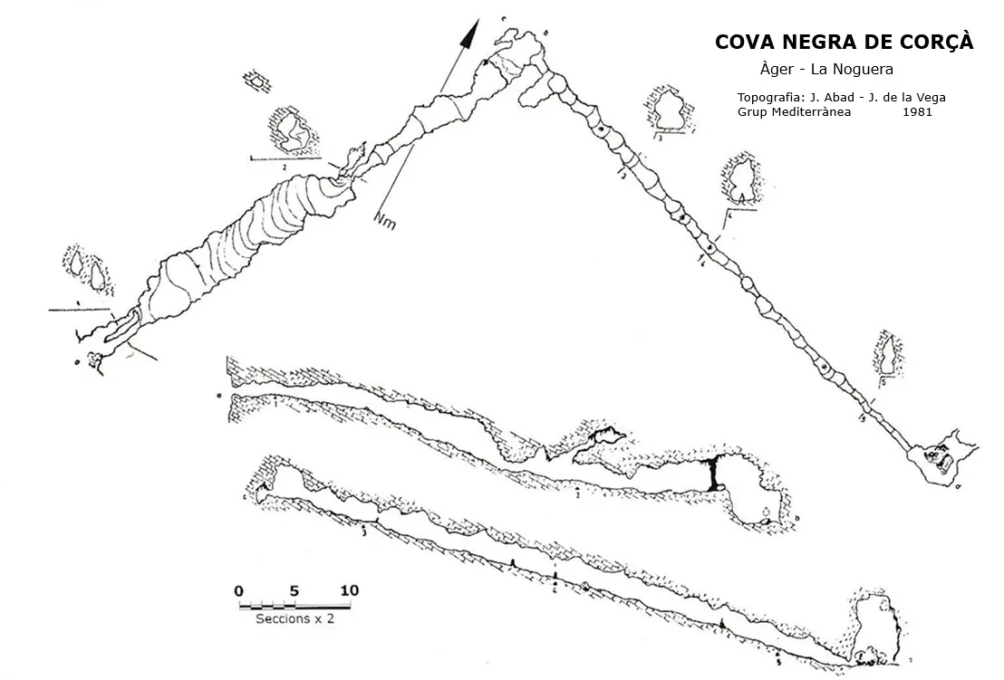 Topogràfics Cova Negra de Corçà