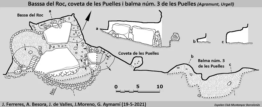 Balmes de les Puelles - Topografia, Agramunt, Urgell