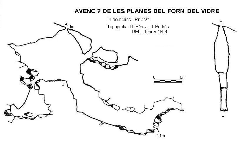 Avenc 2 de les Planes del Forn del Vidre
