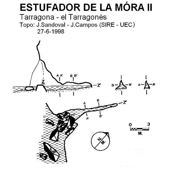 Estufador de la Móra Ii - Topografia, Tarragona, Tarragonès