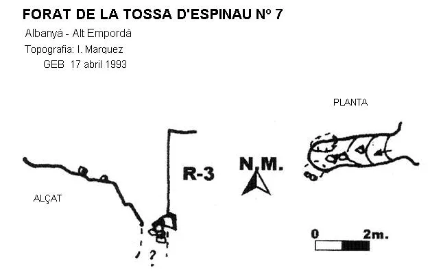 Forat de la Tossa d'espinau Nº7