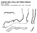 Avenc del Coll de Tres Creus - Miniatura 1, Mura