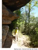 Balma Nº3 de la Font de les Coves - Miniatura 1, Lluçà