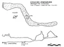 Cova de l'Esparver - Miniatura 1, Montagut i Oix